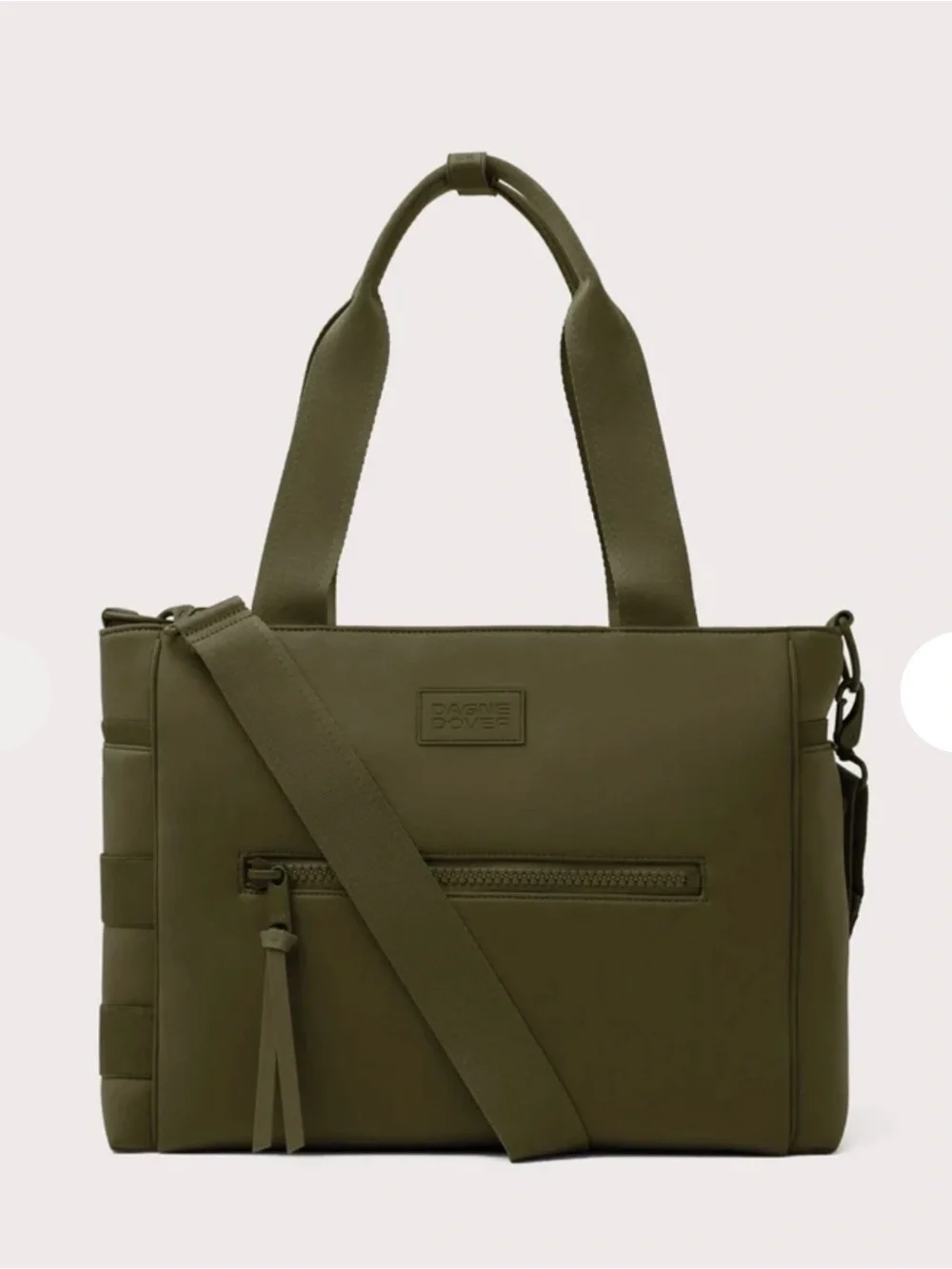 DAGNE DOVER Dark Moss tote/Diaper Bag